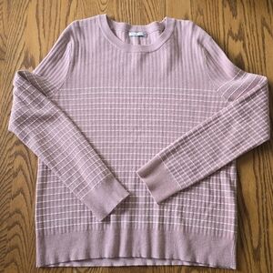 Women's Dusty Rose Ribbed Sweater